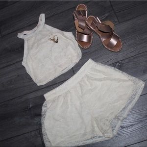 Two piece top and bottom